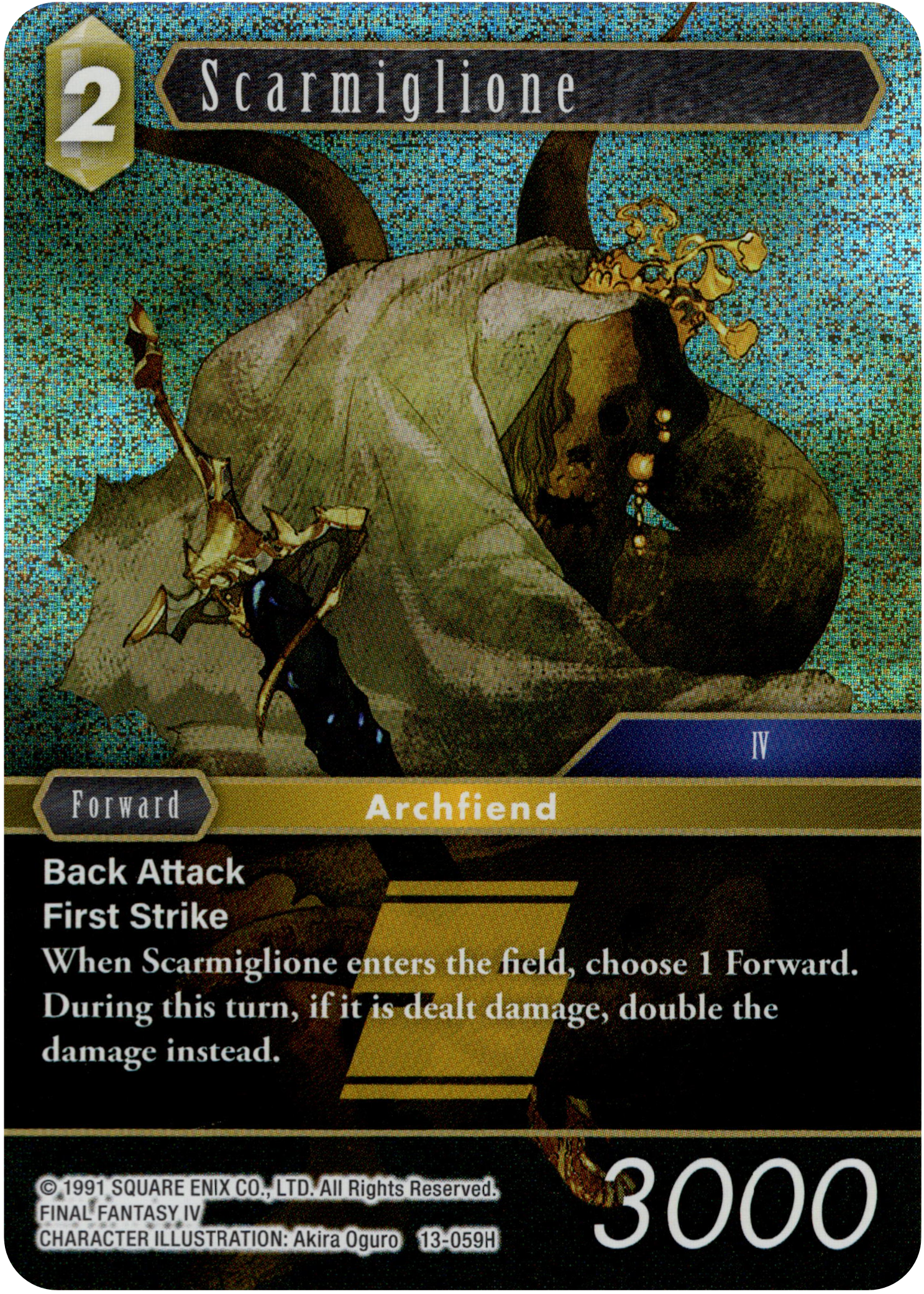 Scarmiglione - 13-059H - Opus XIII - Foil - Card Cavern