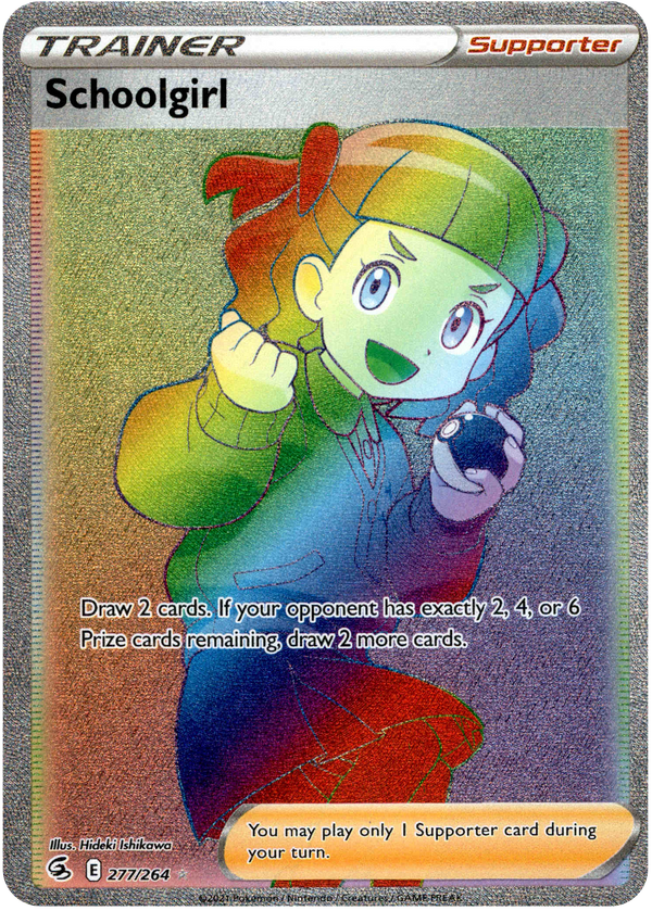 Schoolgirl Hyper Rare - 277/264 - Fusion Strike - Card Cavern