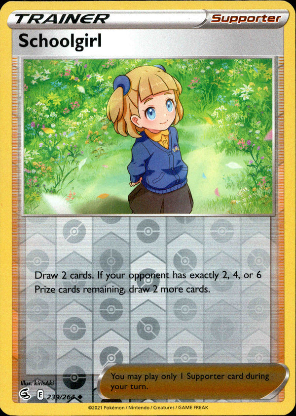 Schoolgirl - 239/264 - Fusion Strike - Reverse Holo - Card Cavern
