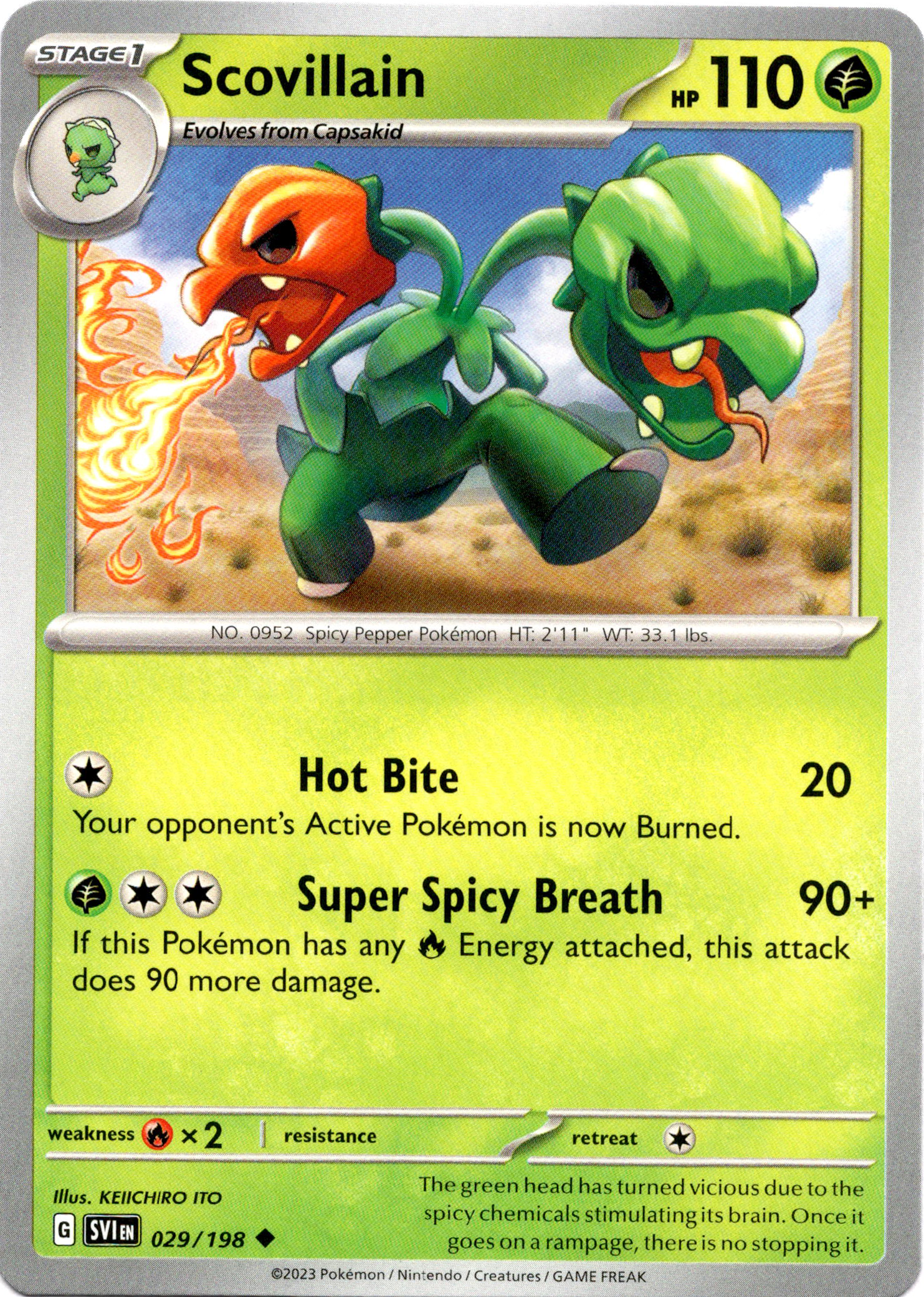 Scovillain - 029/198 - Scarlet & Violet - Card Cavern