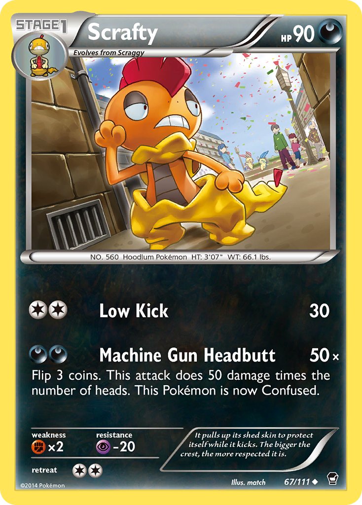 Scrafty - 67/111 - Furious Fists - Card Cavern