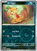 Scraggy - 060/091 - Paldean Fates - Reverse Holo - Card Cavern