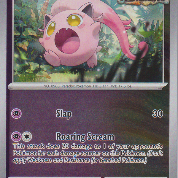 Scream Tail - 086/182 - Paradox Rift - Reverse Holo Card Cavern Trading Cards, LLC Scream Tail - 086/182 - Paradox Rift - Reverse Holo Card Cavern Trading Cards, LLC