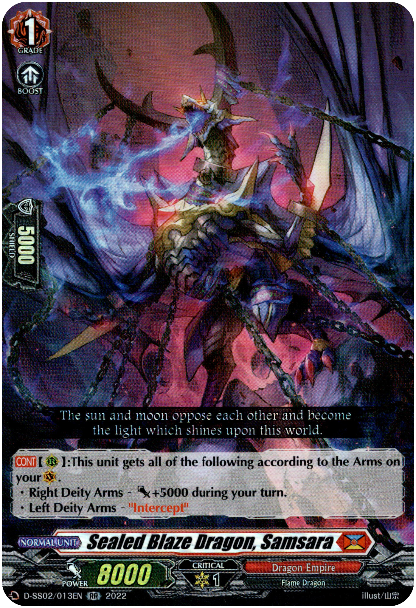 Sealed Blaze Dragon, Samsara - D-SS02/013EN - Festival Collection 2022 - Card Cavern