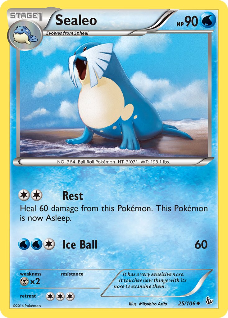 Sealeo - 25/106 - Flashfire - Card Cavern