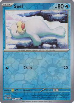 Seel - 086/165 - Scarlet & Violet 151 - Reverse Holo - Card Cavern