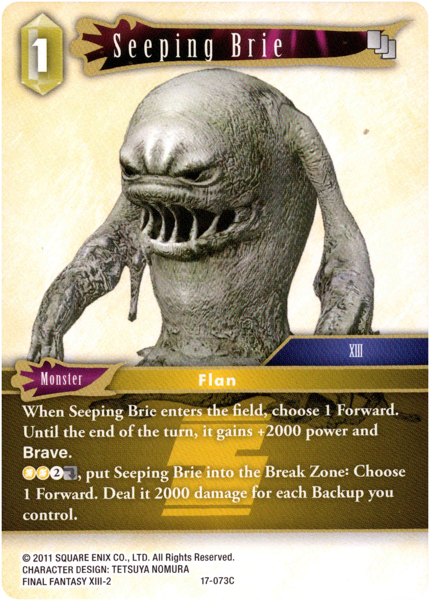 Seeping Brie - 17-073C - Rebellion's Call - Card Cavern