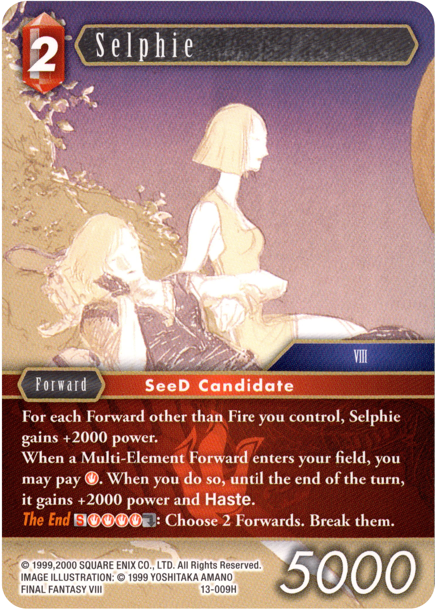 Selphie - 13-009H - Opus XIII - Card Cavern
