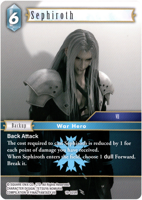Sephiroth - 19-025R - From Nightmares - Card Cavern