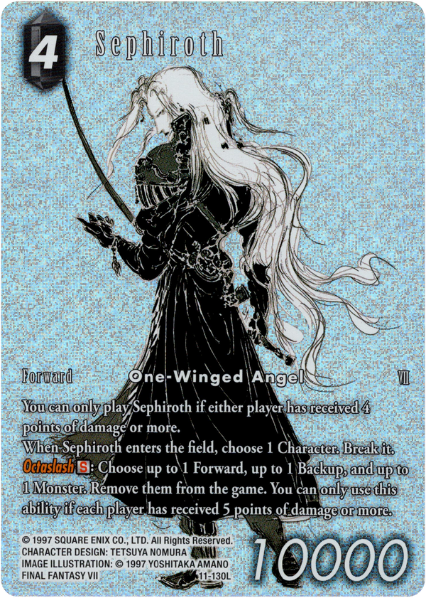 Sephiroth Full Art Reprint - 11-130L - Resurgence of Power - Foil - Card Cavern