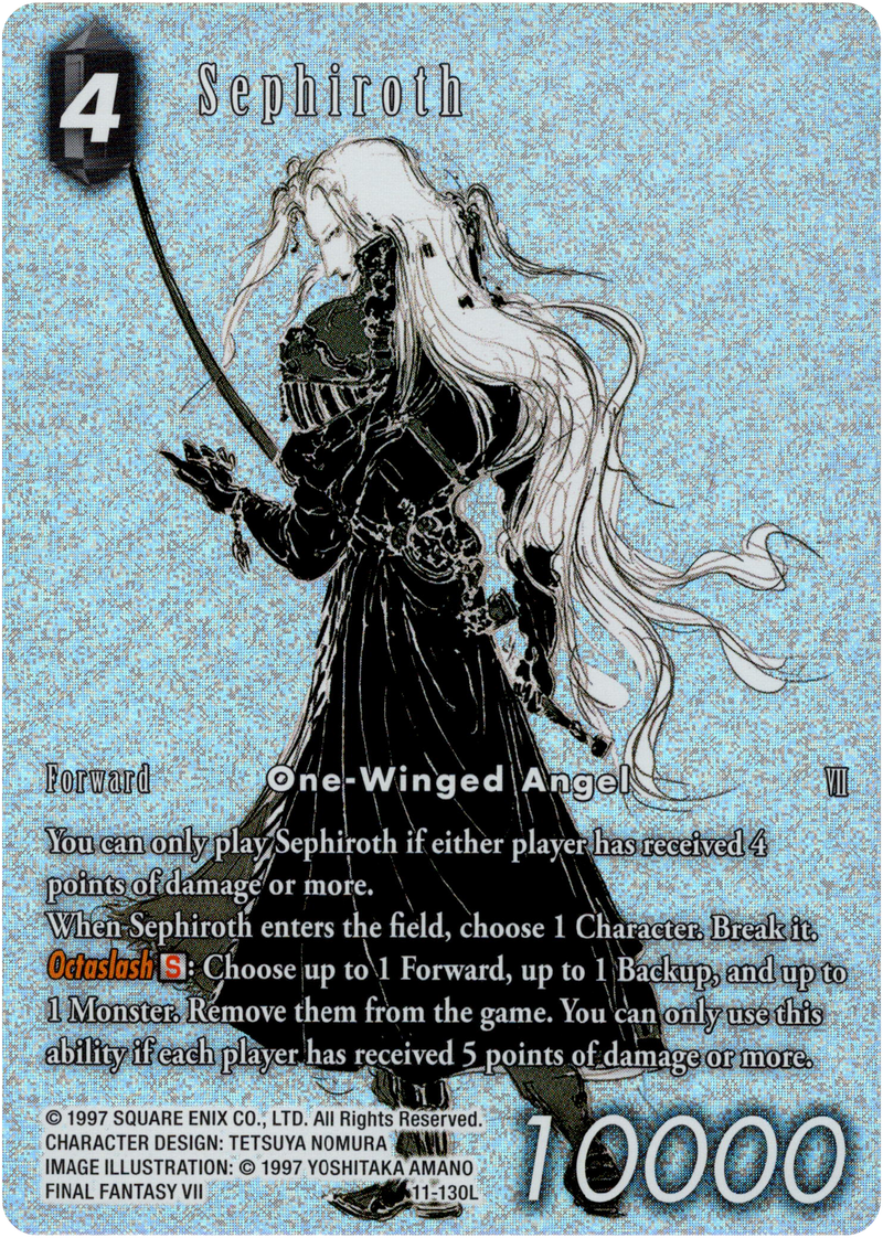 Sephiroth Full Art Reprint - 11-130L - Resurgence of Power - Foil Sephiroth Full Art Reprint - 11-130L - Resurgence of Power - Foil