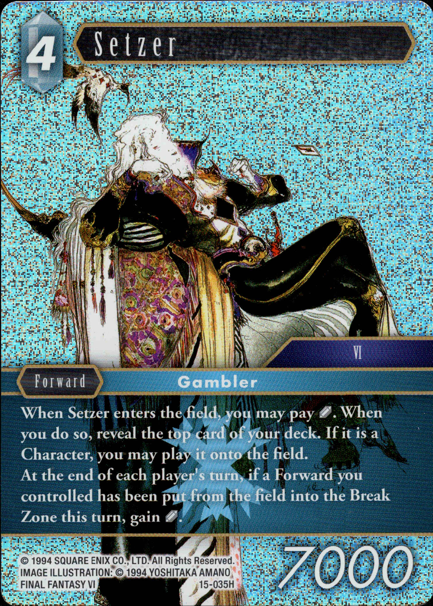 Setzer - 15-035H - Crystal Dominion - Foil - Card Cavern