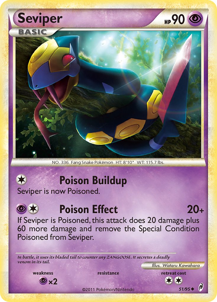 Seviper - 51/95 - Call of Legends - Card Cavern