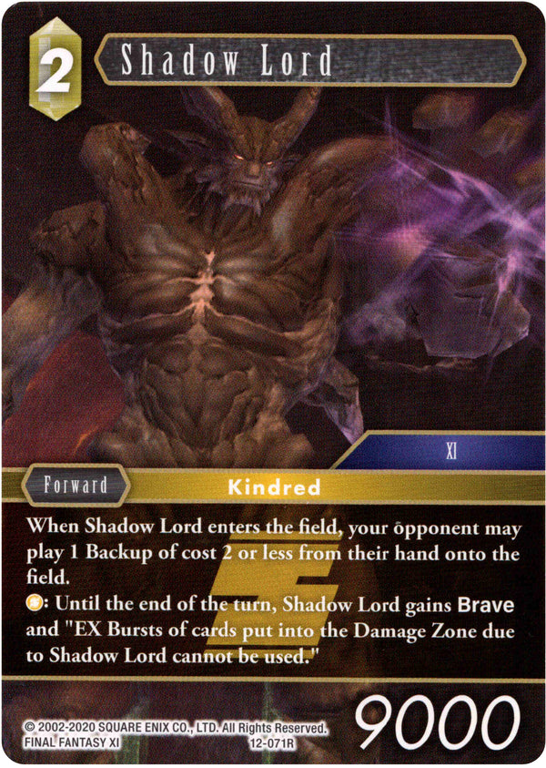Shadow Lord - 12-071R - Opus XII - Card Cavern