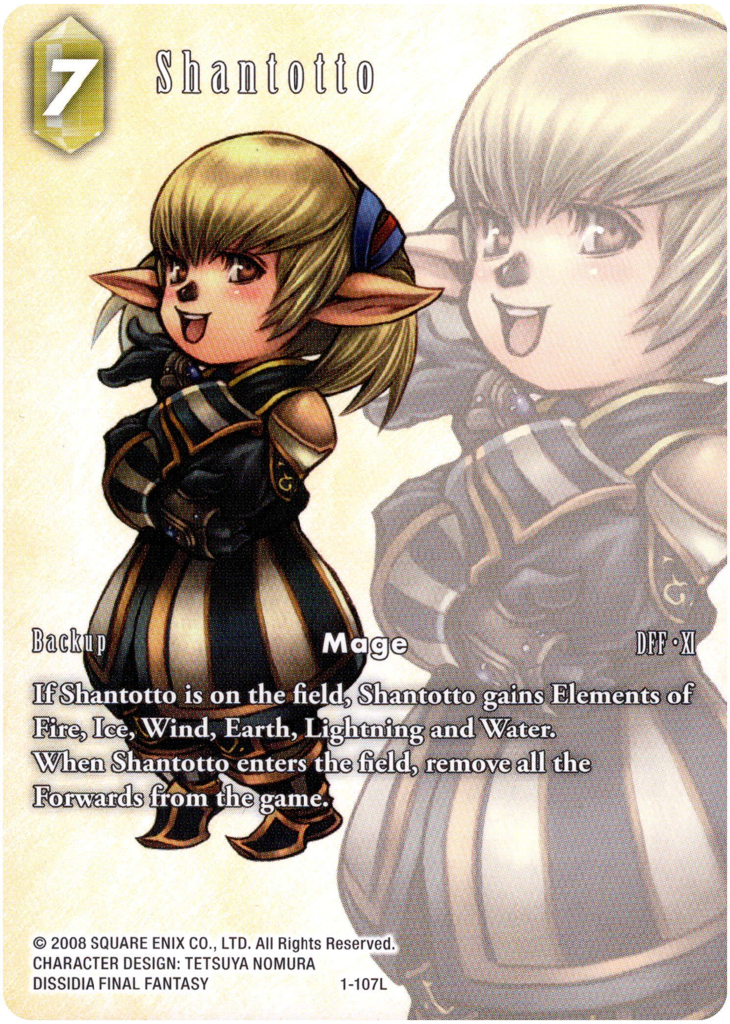 Shantotto Full Art - 1-107L - Opus I - Card Cavern