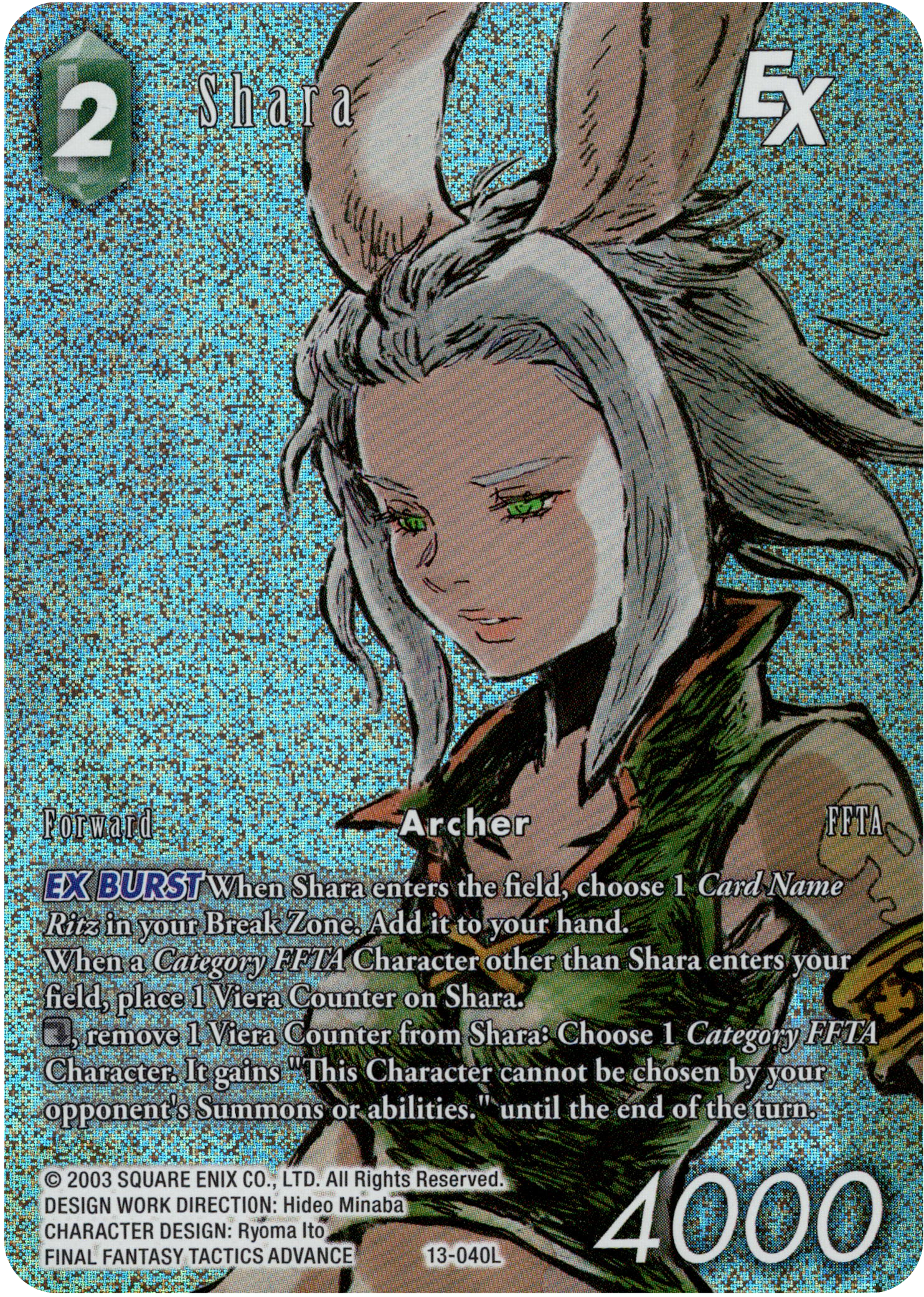 Shara Full Art - 13-040L - Opus XIII - Card Cavern