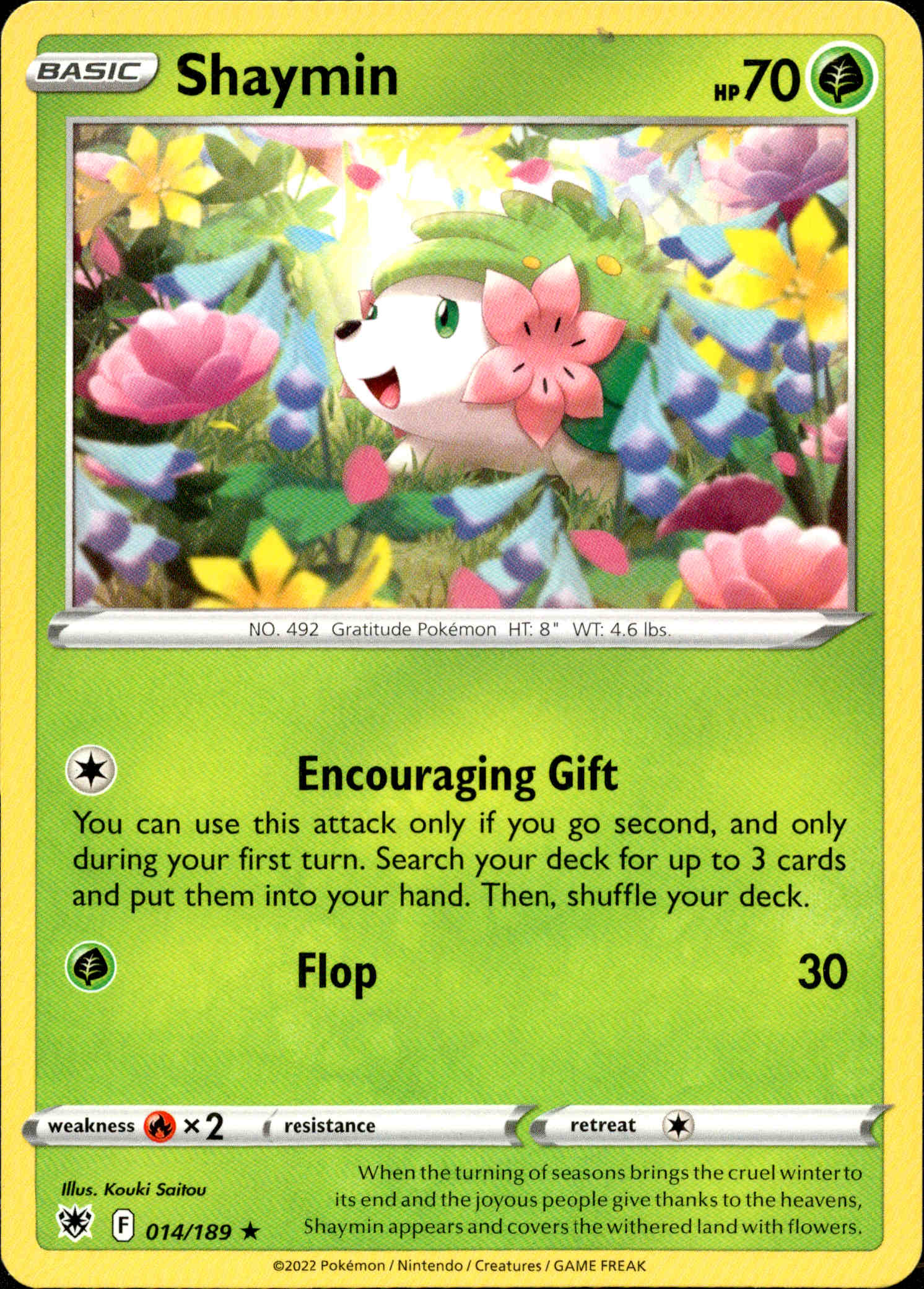 Shaymin - 014/189 - Astral Radiance - Card Cavern