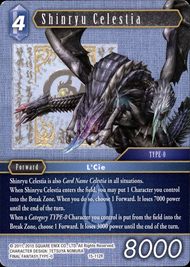 Shinryu Celestia - 15-112R - Crystal Dominion - Card Cavern
