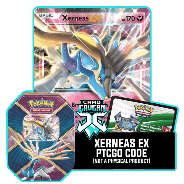 xerneas shiny pokemon card Pokmon TCG: Azure Legends Tin ex (4 Booster Packs & 1 Foil Promo Card) : Toys & Games card deck of Pokmon cards to play Shiny Kalos Tin: Xerneas EX