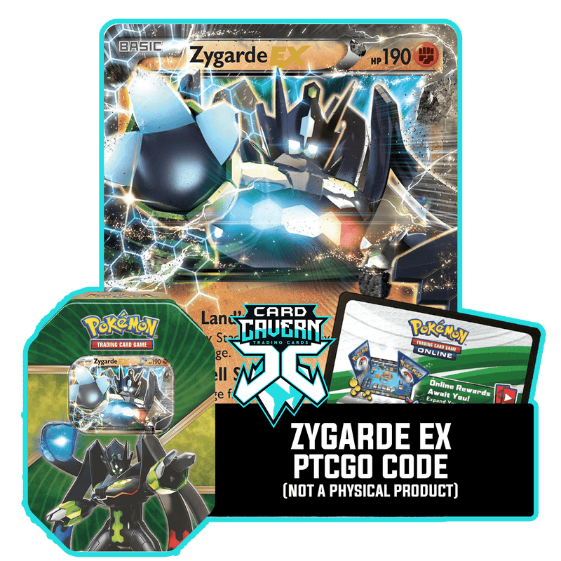 Shiny Kalos Tin: Zygarde EX - Power Arsenal Deck - PTCGO Code Card Cavern Trading Cards, LLC Shiny Kalos Tin: Zygarde EX - Power Arsenal Deck - PTCGO Code Card Cavern Trading Cards, LLC