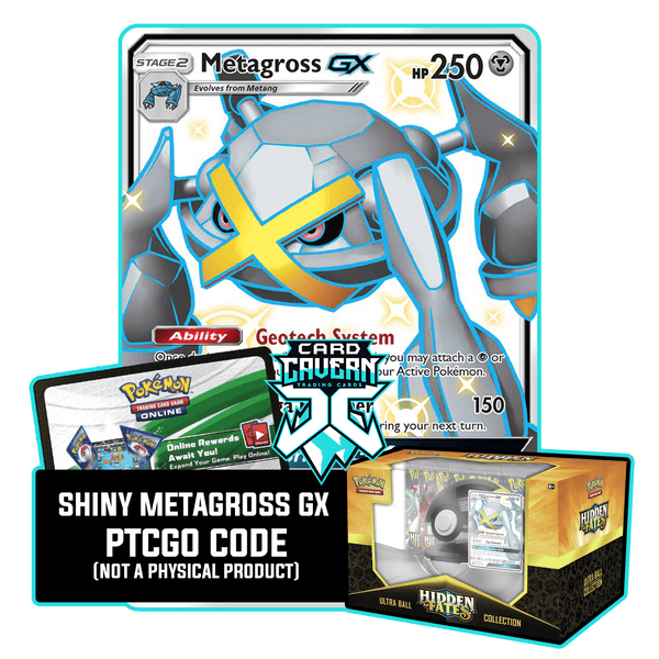 Shiny Metagross GX 157a/145 PTCGO Code - Card Cavern