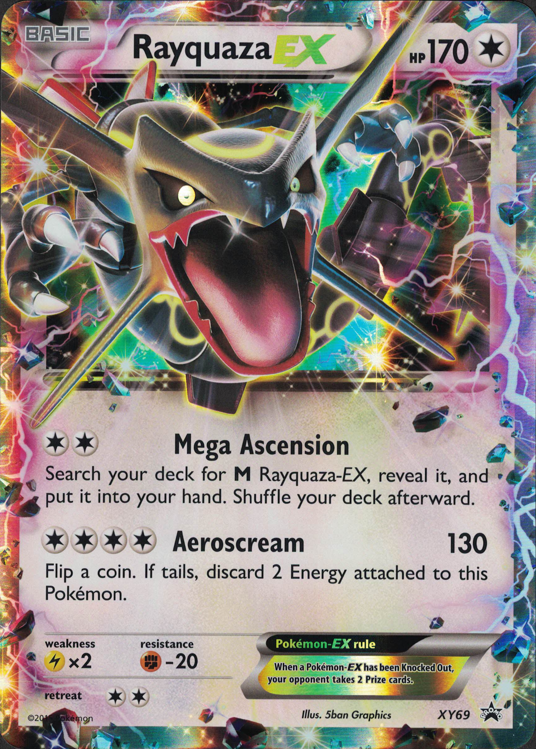 Rayquaza EX - XY69 - Jumbo Card - Card Cavern