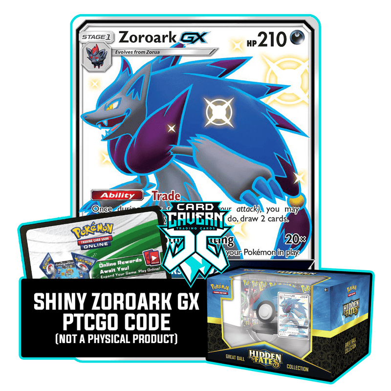 Shiny Zoroark GX 73a/77 PTCGO Code - Card Cavern