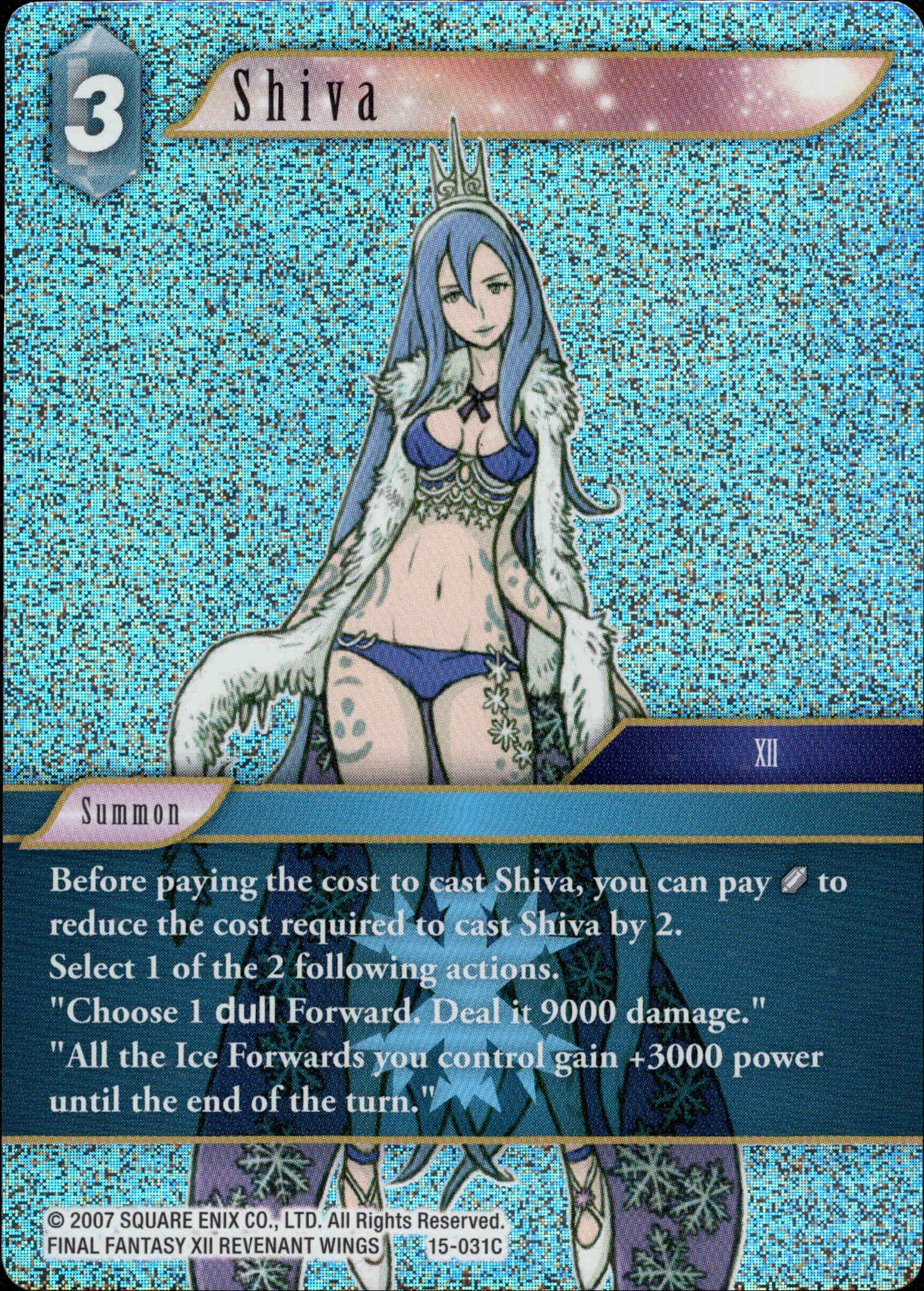 Shiva - 15-031C - Crystal Dominion - Foil - Card Cavern