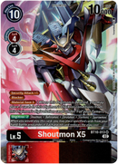Shoutmon X5 Alternate Art - BT10-013 SR - Xros Encounter - Foil - Card Cavern