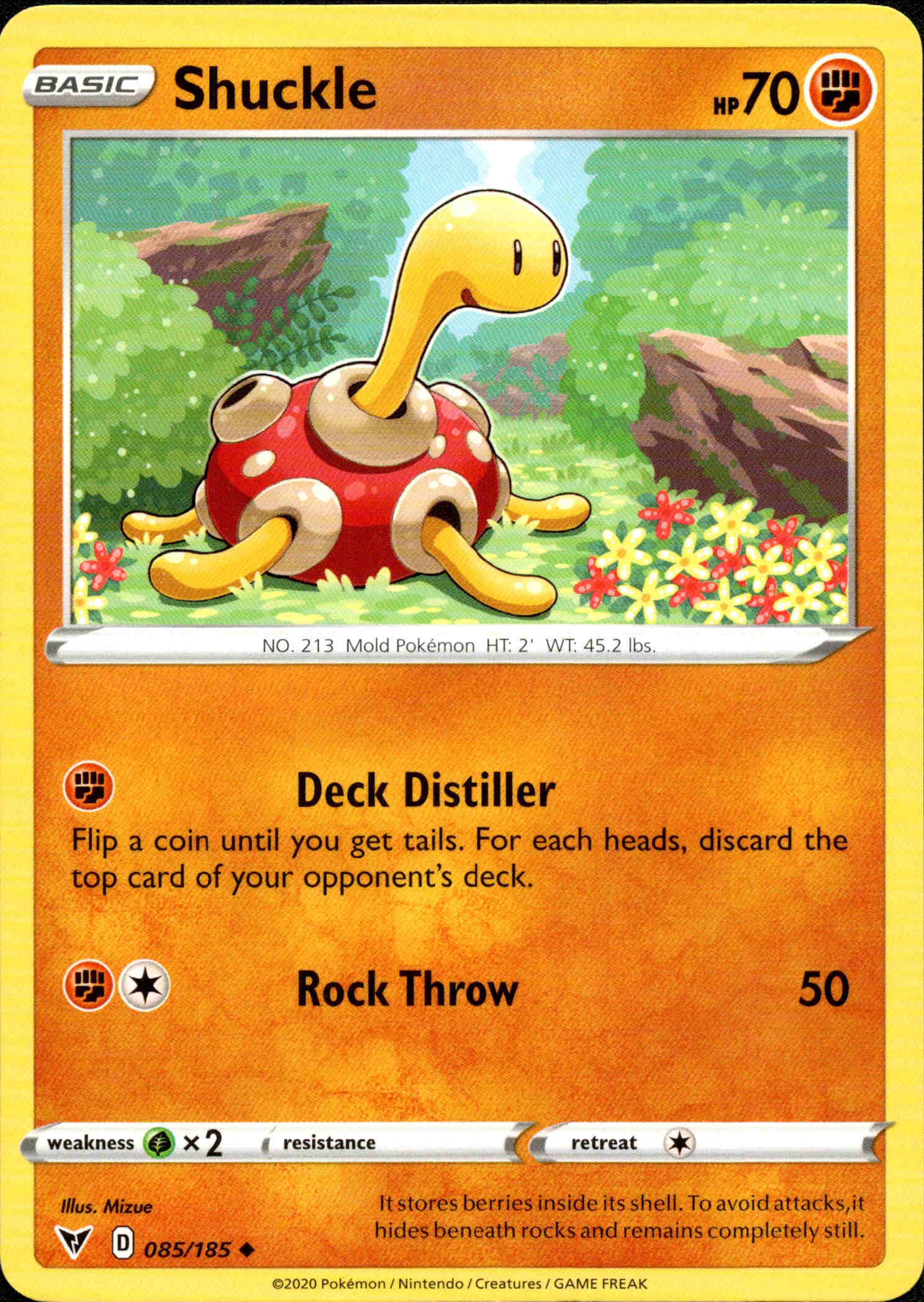 Shuckle - 085/185 - Vivid Voltage - Card Cavern