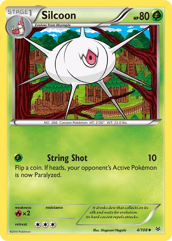 Silcoon - 4/108 - Roaring Skies - Card Cavern