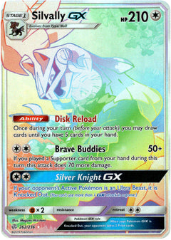 Silvally GX Hyper Rare - 262/236 - Cosmic Eclipse - Holo - Card Cavern