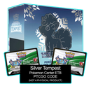 Silver Tempest Pokemon Center ETB - Sleeves and Deck Box - PTCGL Code - Card Cavern