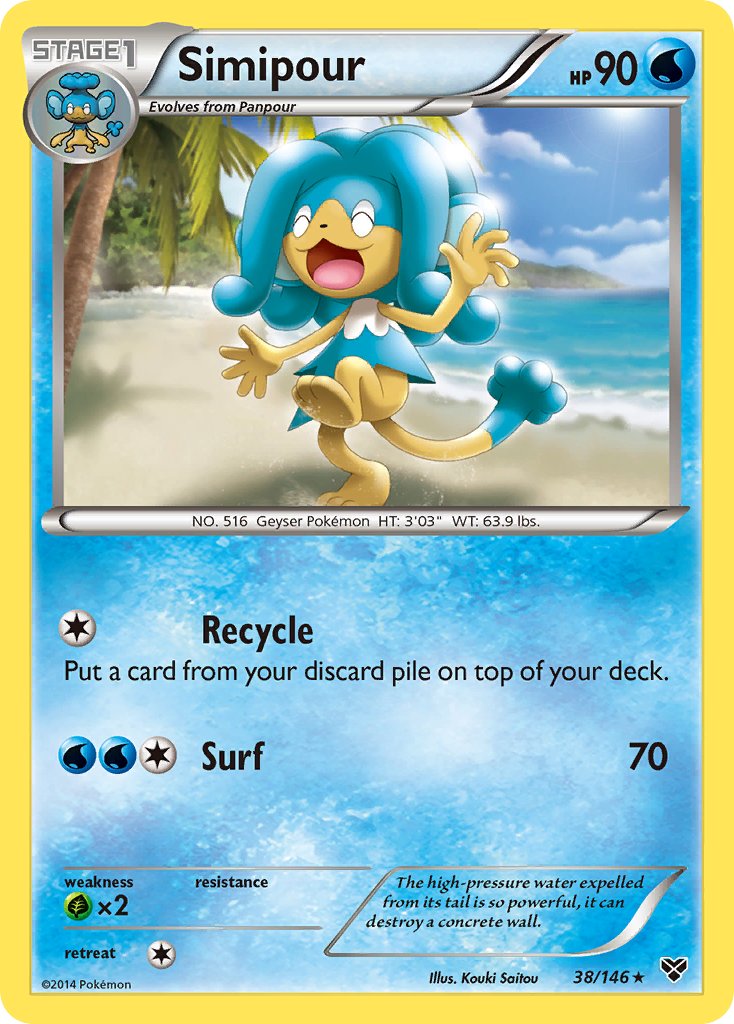 Simipour - 38/146 - XY Base - Card Cavern
