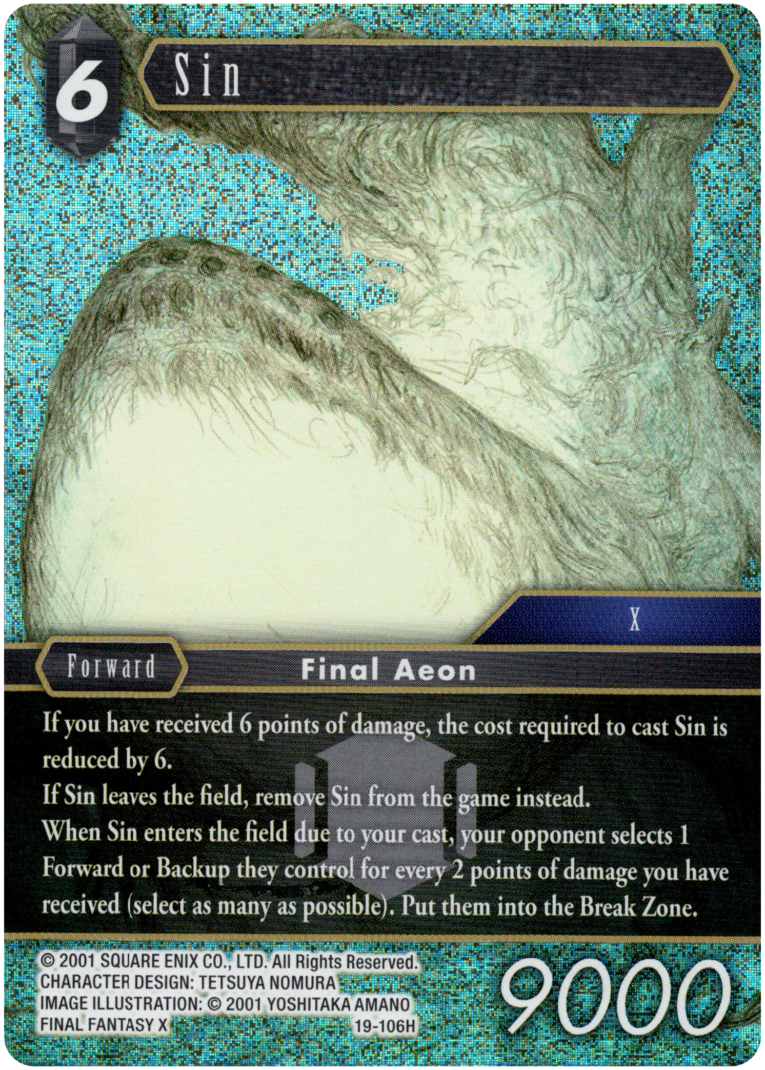 Sin - 19-106H - From Nightmares - Foil - Card Cavern