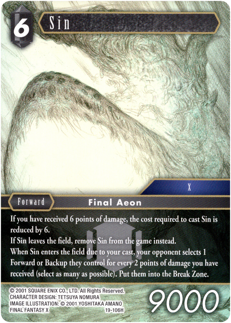 Sin - 19-106H - From Nightmares – Card Cavern Trading Cards, LLC
