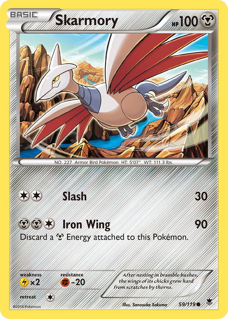Skarmory - 59/119 - Phantom Forces - Card Cavern