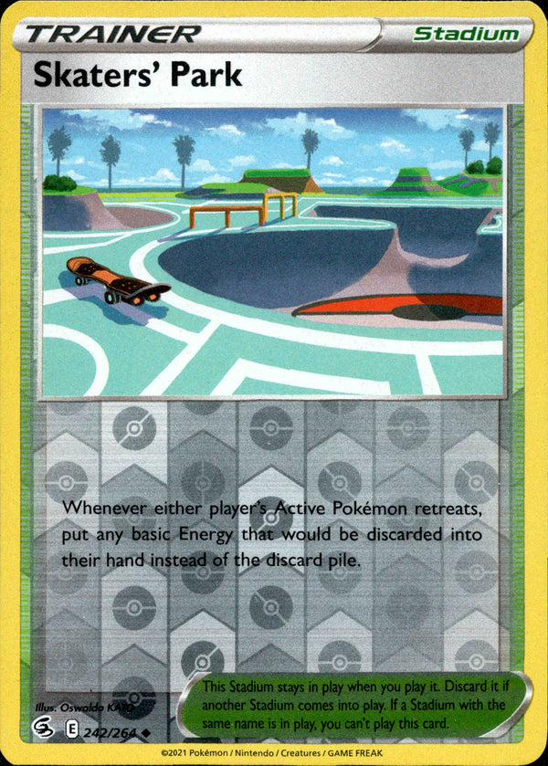 Skaters' Park - 242/264 - Fusion Strike - Reverse Holo - Card Cavern
