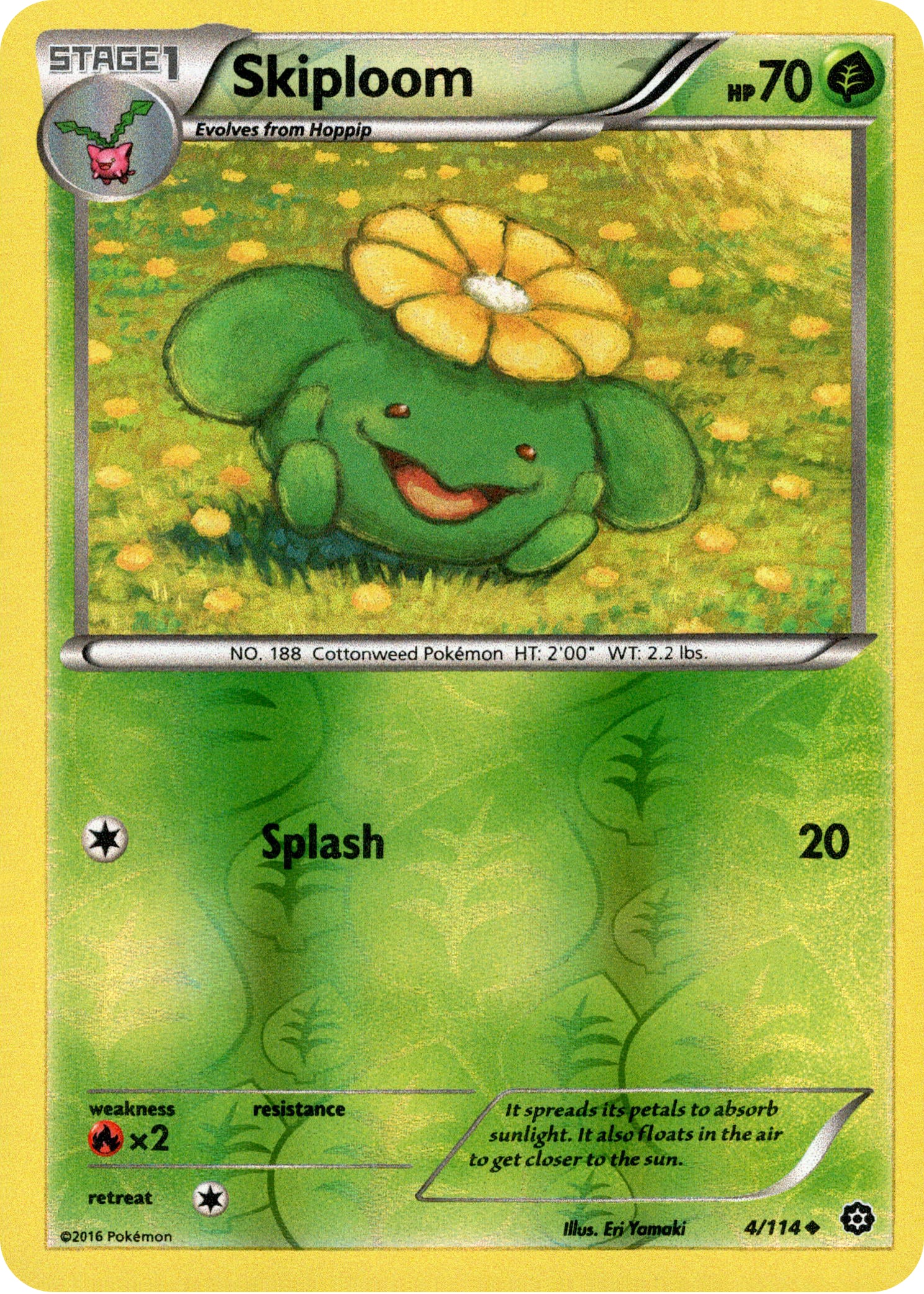 Skiploom - 4/114 - Steam Siege - Reverse Holo - Card Cavern