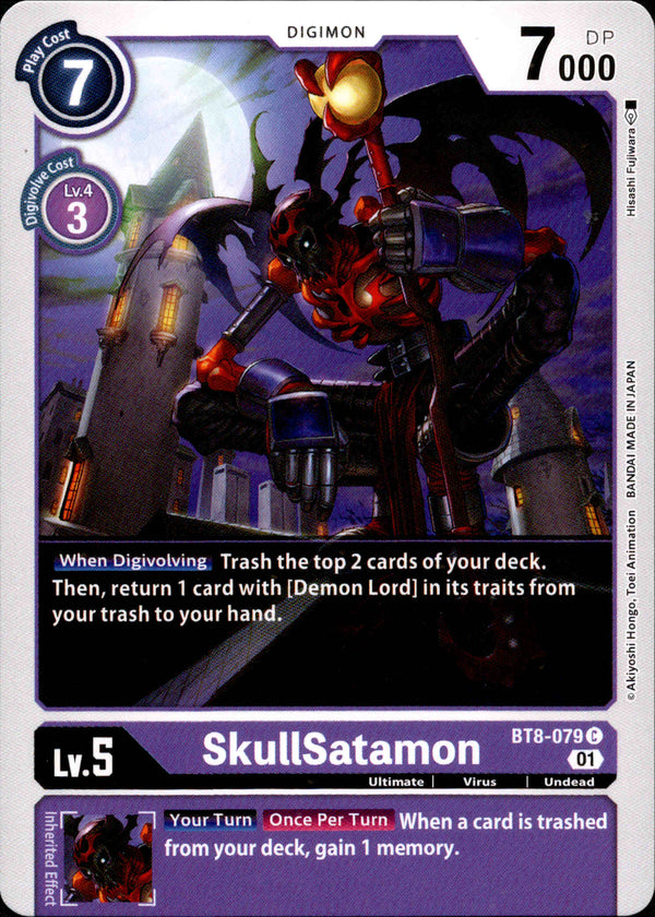 SkullSatamon - BT8-079 C - New Awakening - Card Cavern