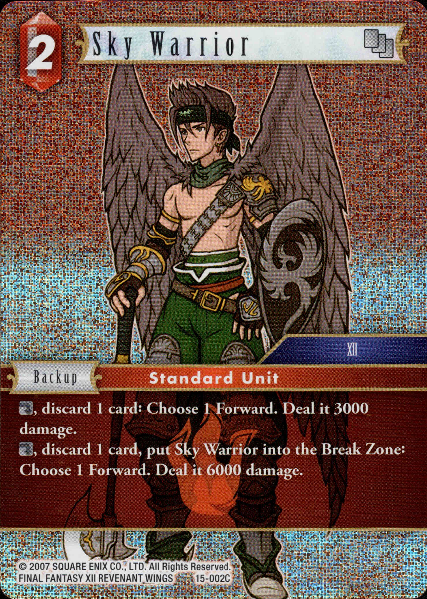 Sky Warrior - 15-002C - Crystal Dominion - Foil - Card Cavern