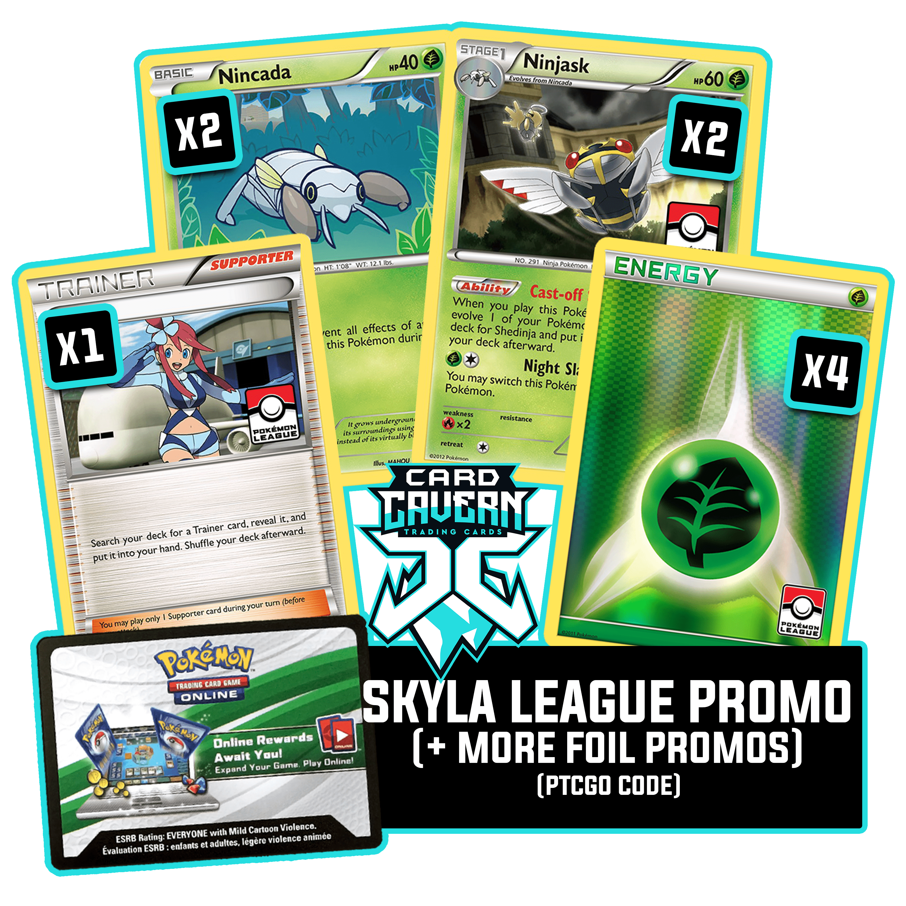Chespin League Season 1 PTCGO Code - Card Cavern