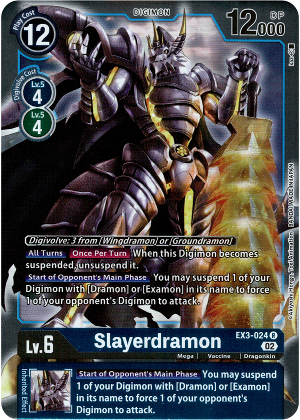 Slayerdramon - EX3-024 R - Draconic Roar - Foil - Card Cavern
