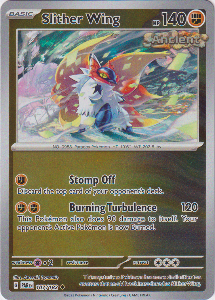 Slither Wing - 107/182 - Paradox Rift - Reverse Holo - Card Cavern