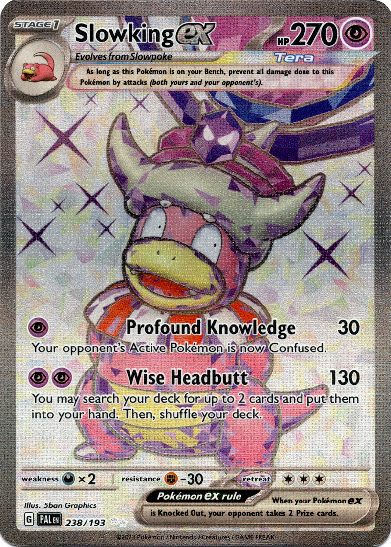 Slowking ex - 238/193 - Paldea Evolved - Holo Card Cavern Trading Cards, LLC Slowking ex - 238/193 - Paldea Evolved - Holo Card Cavern Trading Cards, LLC