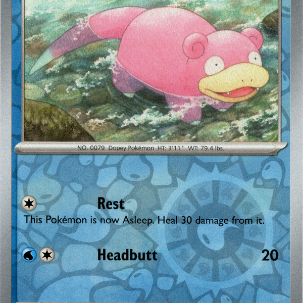 rare slowpoke pokemon card Slowpoke - 042/198 - Scarlet & Violet