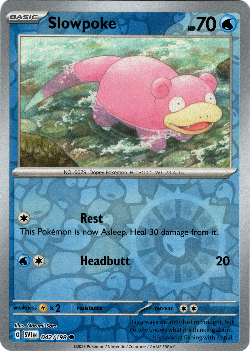 Slowpoke (042/198) [Scarlet & Violet: Base Set] Near Mint