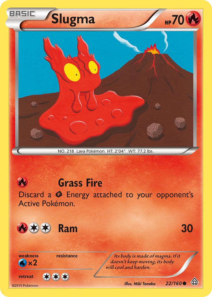 Slugma - 22/160 - Primal Clash - Card Cavern