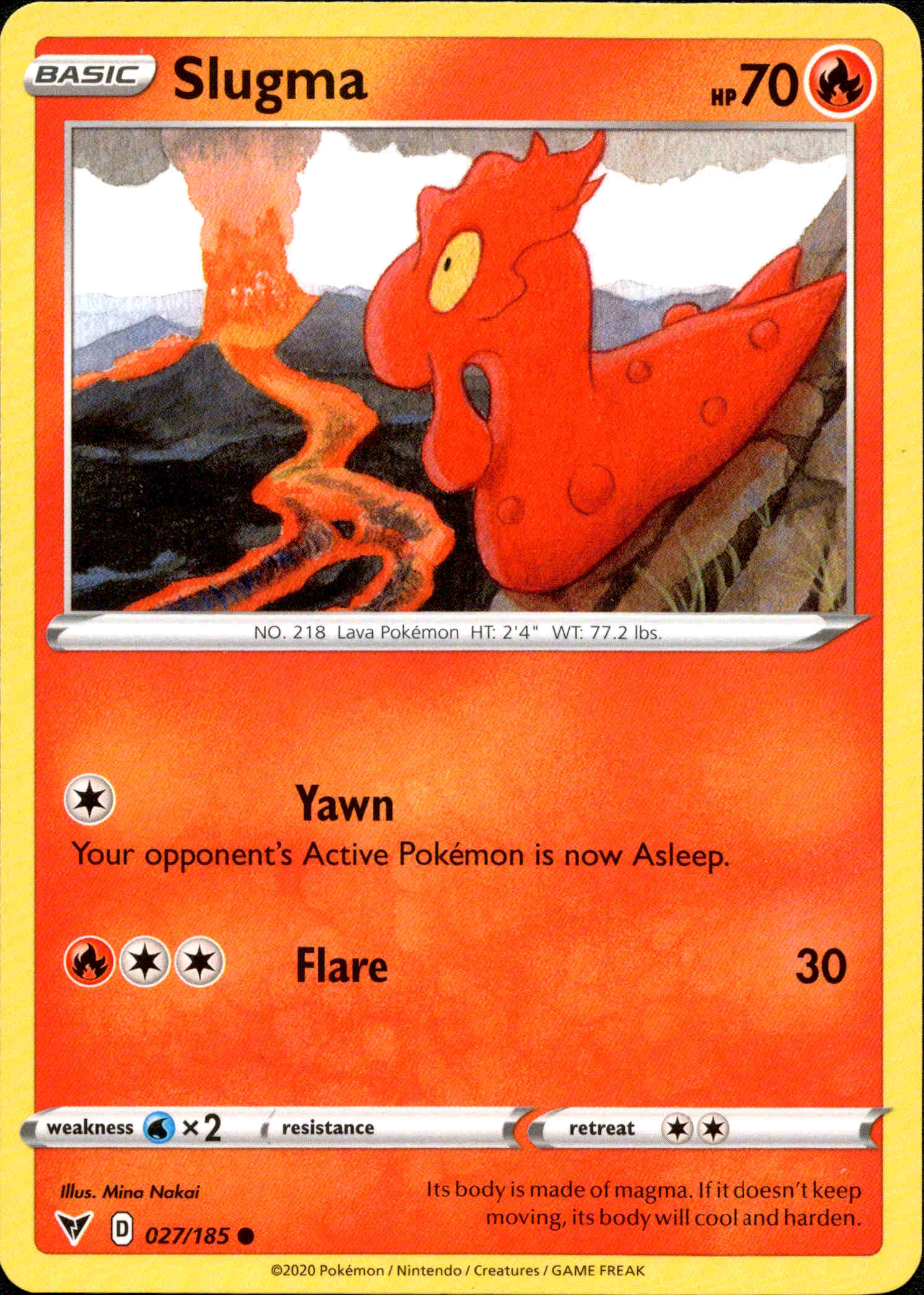 Slugma - 027/185 - Vivid Voltage - Card Cavern