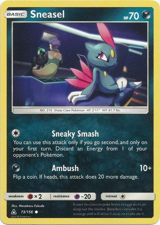 Sneasel - 73/156 - Ultra Prism - Card Cavern